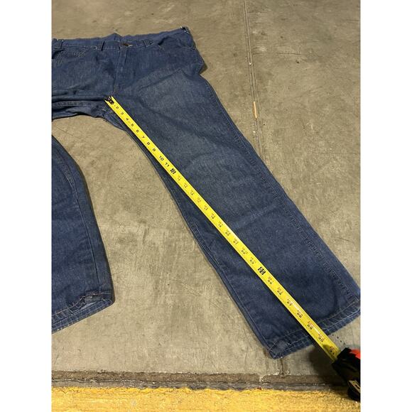 Vintage 70s Orange Tab Jeans Levi’s Men’s 34 X 30 Talon Zipper - Picture 13 of 16